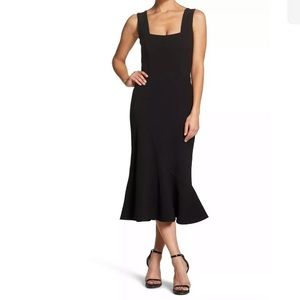 Dress the population Monica crepe flounce dress